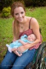 Rachelle Chapman s miminkem; foto facebook R. Chapman