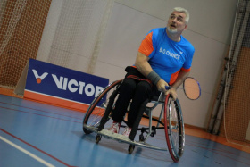 Koordinátor parabadmintonu na Ostravsku Radomír Krupa