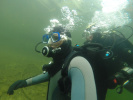 Potápění v rakouském jezeře Attersee