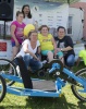 Handbike získala také Terezka z Žebráku (ve žlutém tričku);   foto Lindab