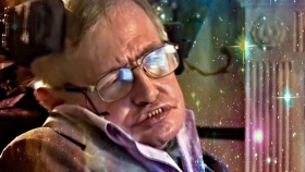 Stephen Hawking; koláž (výřez): Jiří Muladi Stephen Hawking; koláž (výřez): Jiří Muladi