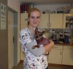 Veronika získala díky projektu Vzdělávání praxí práci veterinární techničky