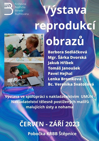 Výstava malířů malujících ústy a nohama